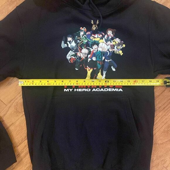NWT My Hero Academy,Primitive sweatshirt black pocket in the front, comfy -small - Picture 8 of 11
